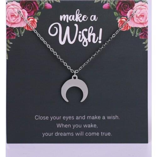 Moon Star Infinity Love Pendant Necklaces Lover Women Men Unisex Trendy Jewelry Christmas Gift Drop Shipping