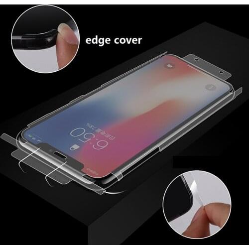 Soft Hydrogel Front/Back Edge Cover film For iphone 6S 7 8 Plus Full Cover Screen Protector For iphone X XR XS Max(Not Glass)