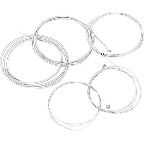 Set of 5 Steel Strings for 5 String Bass Guitar Musical Instruments Accessories