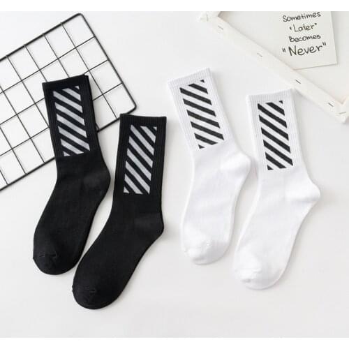 Striped Sock Mens Crew Adult Street Mans Socks Fashion Sox High Quality Hip Hop Cotton Autumn Winter Unisex Trendy Calcetines