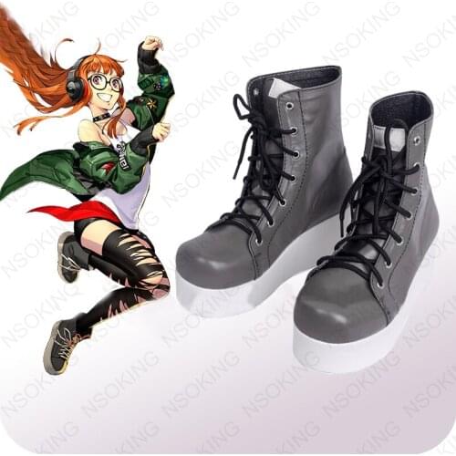New Persona 5 Futaba Sakura Cosplay Boots Anime Shoes Custom Made