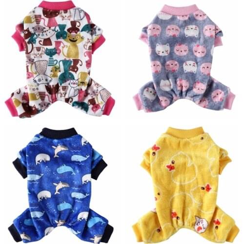 Pet Dog Clothes Jacket Pets Dogs Winter Costumes Home Outfits Products Cat Practical Lovely Pajamas Small Medium Dogs