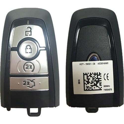 CN018071 4 Button Original / Aftermarket Key For Ford Smart Key With Frequency 868 MHz HITAG PRO Chip Part No HS7T-15K601-CB
