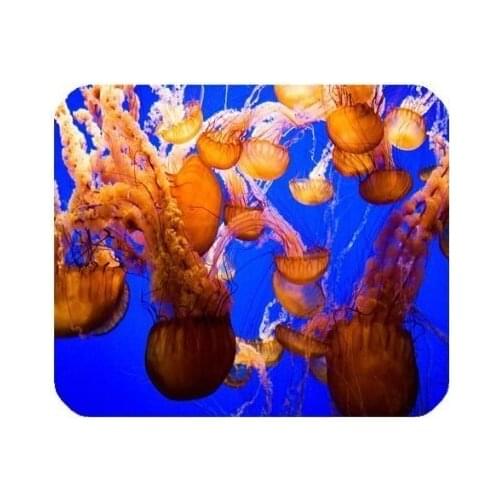 Rectangle Non-Slip Rubber Beautiful red Jellyfish Mouse pad, Gaming Mouse Pad office mouse pad Style