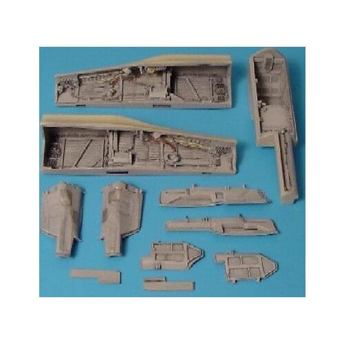 MIG29 resin wheel warehouse with Academy 1:48