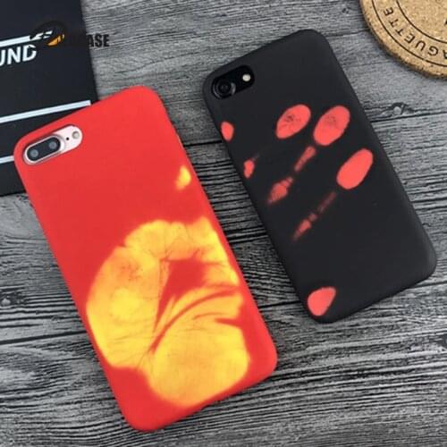 Thermal Heat Induction Phone Case for Iphone XS 11 Pro MAX 6 6S Plus 5 5S SE Sensor for Iphone X XR 6 7 8 Plus Protective Cover