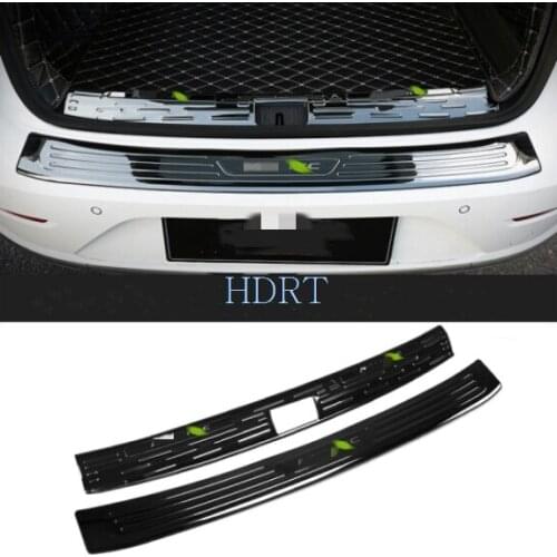 For VW Volkswagen Arteon 2017 2018 2019 Stainless Steel Inner Rear Bumper Protector Door Sill Trim Guard Cover 1pcs Car Styling