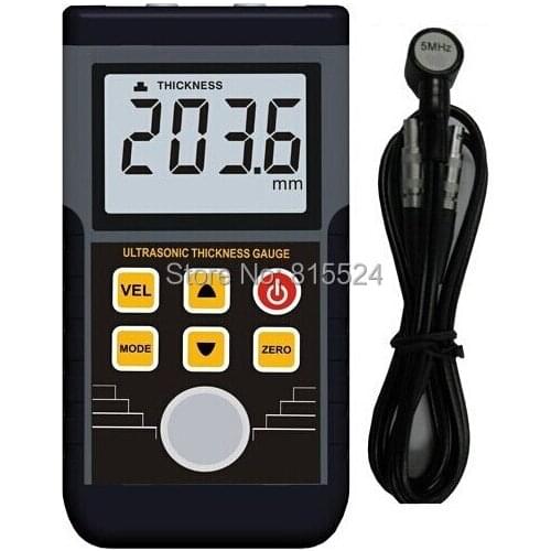 1.2~220mm (steel) Sound Velocity Measurement Depth TM130 LCD Digits Display Digital Ultrasonic Thickness Gauge Meter