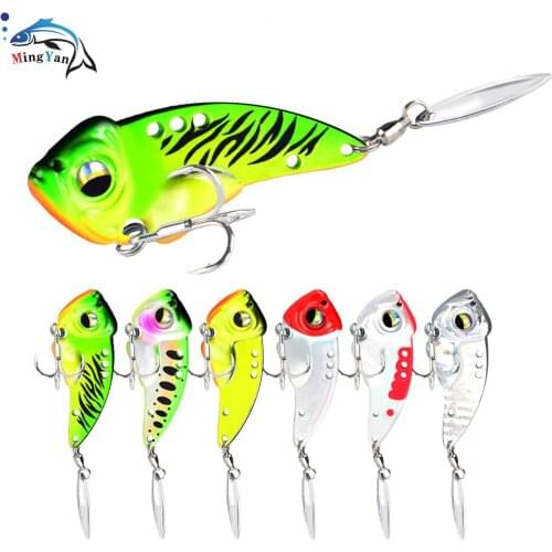 1Pcs Metal VIB Vibration Bait Spinner Spoon Fishing Lures 8.5g 12.5g 17g Jigs Trout Winter Fishing Hard Baits Tackle Pesca