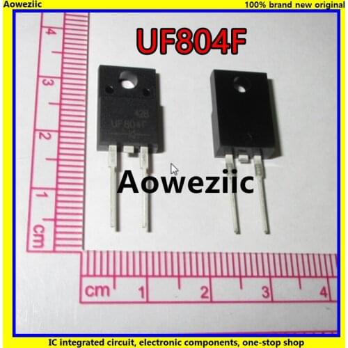 10Pcs/Lot UF804F UF804 TO220F-2 8A 400V fast recovery rectifier diode New Original Product