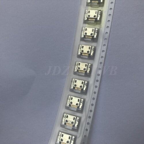 100pcs/lot Micro mini USB Charging Port Jack socket Connector For Samsung J5 SM-J500 J1 SM-J100 J100 J500 J3 J300F J7 J700 J700F