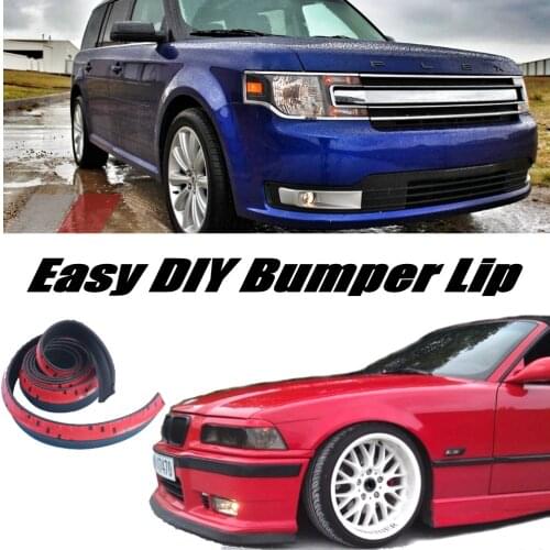 Bumper Lip Deflector Lips For Ford Flex Front Spoiler Skirt For Car View Tuning / Body Kit / Strip