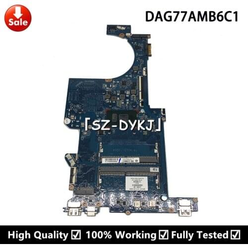 For Pavilion 15-CK Laptop motherboard With I5-7200U L01689/L05278-001 L01689-501 L01689-601 DAG77AMB6C1 G77A-6L Mainboard