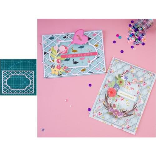 InLoveArts Nesting Frame Metal Cutting Dies Background Scrapbooking Paper Craft Punch Knife Embossing Art Cutter Stencil New DIY