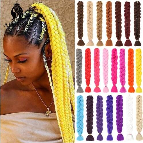 Jumbo Braiding Hair Pre Stretched Crochet Braids One Piece 82 Inch 165g Afro Synthetic Hair Extensions for Women Box Twist Braid