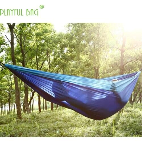 Outdoor necessities field survival multi-functional high strength nylon twin Nylon spinning hammock best gift for a friend ZI26