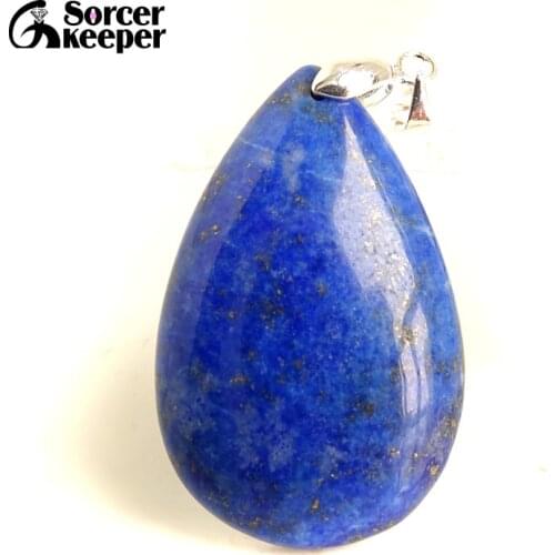 Mens Bijoux Blue Lapis Lazuli Beads Necklaces & Pendants Natural Stones Beads for Jewelry Making Accessories Womens Gift BD735