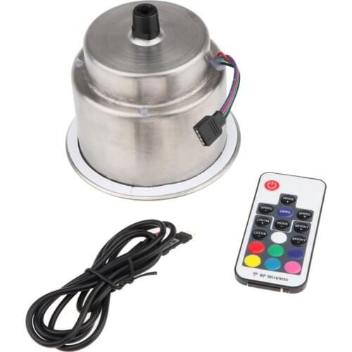 Stainless Steel Cup Drink Holder with Drain & LED Light for Boat RV Camper