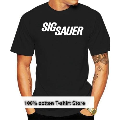 2018 New MenS Sig Sauer T Shirt Tee Shirt 011899