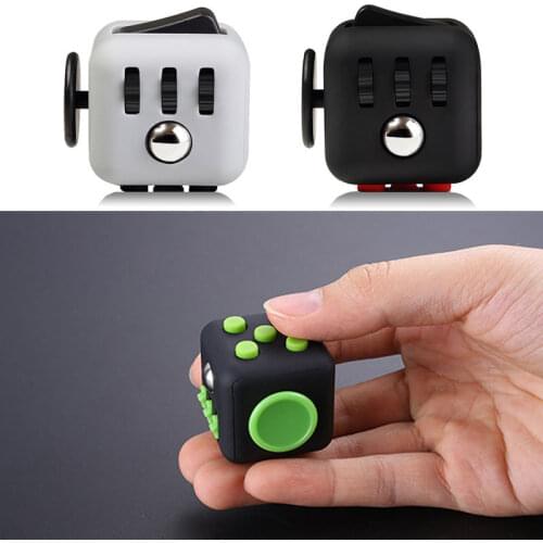 2021 New EDC Hand For Autism ADHD Anxiety Relief Focus Children 6 Sides Anti-Stress Magic Stress Fidget Toys