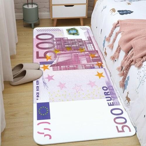New Euro Indoor Money Door Mat Non-Slip Door Mats Area Rugs Carpets Floor Mats Room Kitchen Decor Carpet Alfombras Tatami Mat