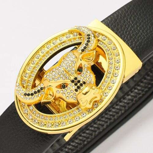 New Men Belt Fashion Alloy Automatic Buckle Belt Business Affairs Casual Decoration Belt Mens Belts Luxury Brand 3.5cm