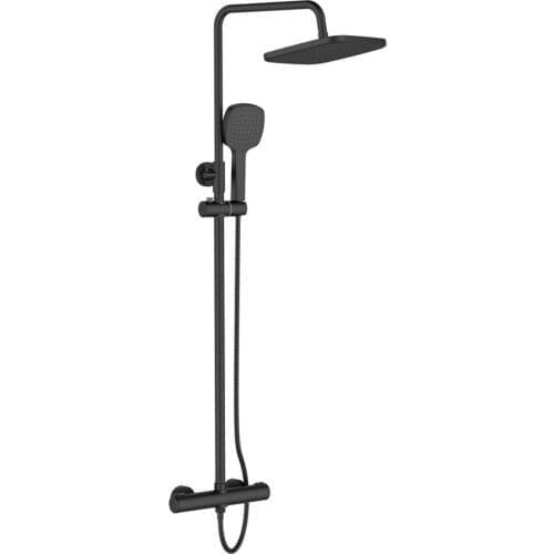 Orange Black Shower Systems