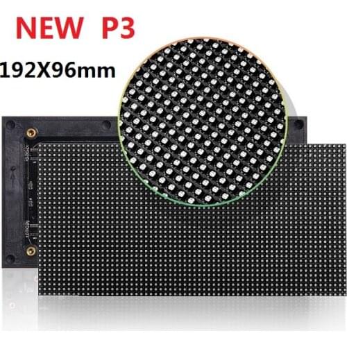 P3 SMD 192x96mm 64x32 Pixels 16s Full Color RGB Indoor LED Display Module