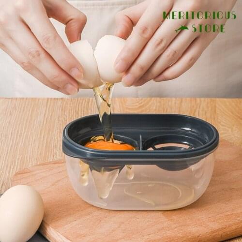 3 Colors Plastic Egg Separator White Yolk Sifting Home Kitchen Chef Dining Cooking Gadget Kitchen Egg Tools Egg White Separator