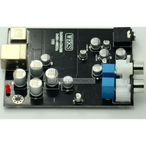 USB 2.0 SA9023+CS4398+OPA2132 USB Decoder Board 24BIT 96KHz
