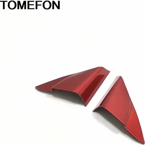 TOMEFON For Toyota Camry XV70 2017 2018 2019 A Pillar Inner Front Door Triangle Cover Trim Interior Accessories Styling ABS