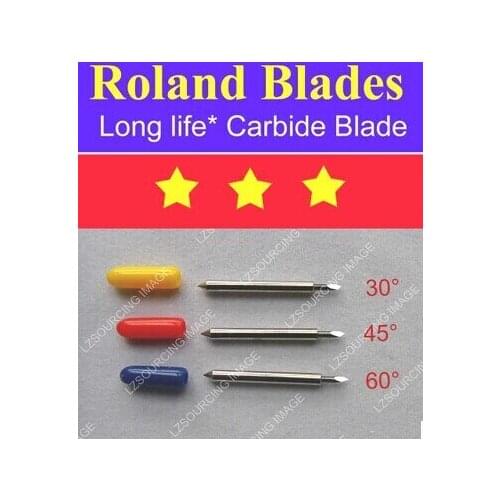 Compatible new 45 degrees carbide blade for Roland engraving machine long life Roland blade 10 pcs per lot