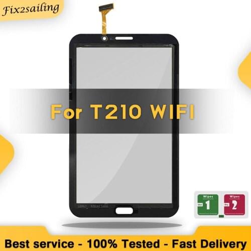 100% New Touch 7" For Samsung Galaxy Tab 3 SM-T210 SM T210 Touch Screen Digitizer Glass Panel Sensor Tablet Replacement
