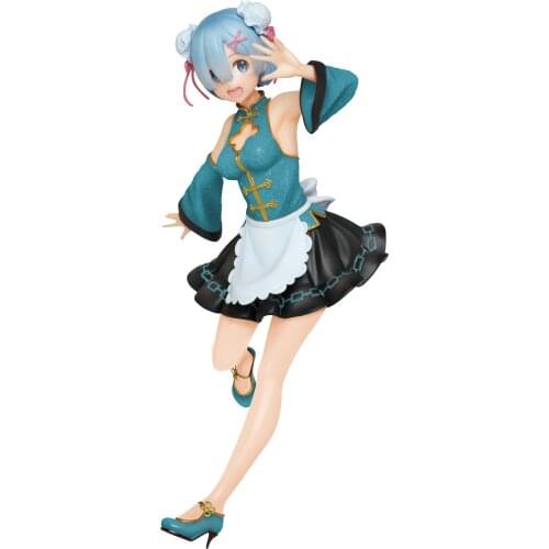 2021 100% original version Re:Life in a different world from zero Rem cheongsam Chinese ver action figure