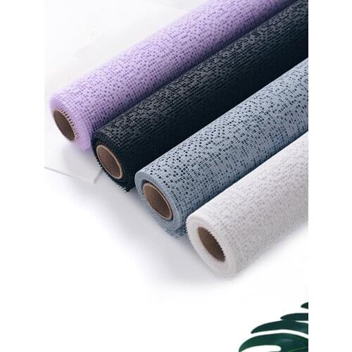 5 Yard High-end Mark Net Yarn Solid Color Bouquet Flower Wrapping Gauze Gift Packaging Supplies