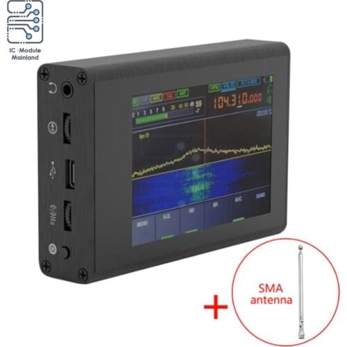 50KHz-200MHz Malachite SDR Shortwave Radio Noise Rreduction Software Defined Radio Receiver with 3.5 Inch Touching Screen