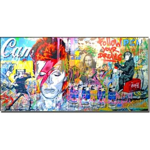 Abstract Monkey Graffiti Art Diamond Painting Cross Stitch Diamond Mosaic Picture Embroidery Animals Painting Handicraft A2033