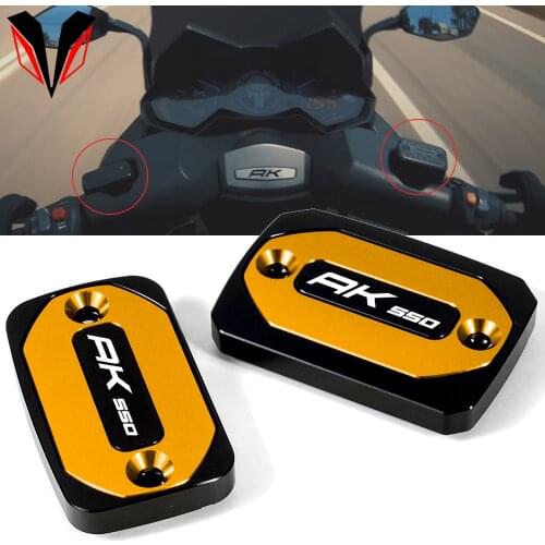 Motorcycle Accessories CNC Front Brake Clutch Fluid Reservoir Cover Fuel Cap for KYMCO AK550 AK 550 2020 2017 2018 2019 new