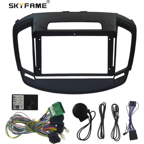 SKYFAME Car Frame Cable CANBUS For BUICK Regal 2014-2018 Android Big Screen Dash Panel Frame Fascia