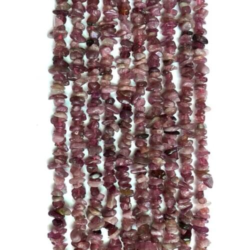 Natural AA Quality Red Tourmaline Chip Beads 4x8mm Polished Raw Gem Nugget Stone Bead Gem stone Loose Bead For Jewelry 1string