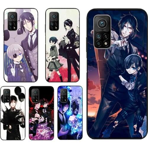 Black Butler Kuroshitsuji Phone Case For Xiaomi Mi 11 Ultra 9T 10T Pro Mi Note 10 Lite POCO X3 M3 Pro F3 Back Cover