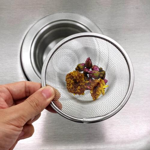 1Pcs Floor Drain Cover Hair Catcher Sewer Drain Gadgets Kitchen Tool Bathroom Supplies Stainless Steel Water Sink Filter