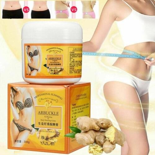 300g Ginger Full Body Slimming Cream Anti-cellulite Body Shaping Gel Moisturizing Firming Slimming Cream Skin Care