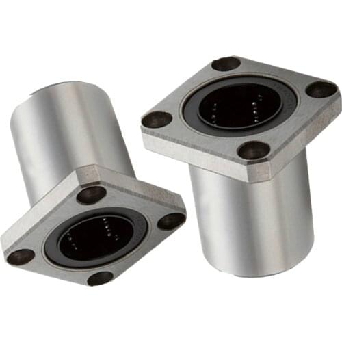 LMK series linear guide slider with square flange linear bearing LMK6/8/10/12UU optical axis
