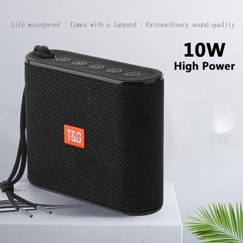 Small Portable Bluetooth Speaker Wireless Mini Column Subwoofer BoomBox 3DStereo Music Center USB Speakers for Phones with TF FM