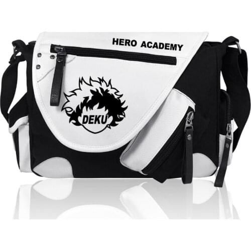 My Hero Academy Justic Deku Anime Handbag Teenagers School Book Bags Cosplay Shoulder Bag Messenger Bag Gifts