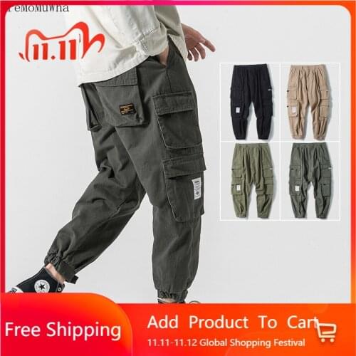 Autumn and Winter 2020 New Overalls Mens Trendy Brand Loose Leggings Korean Version of The Trend of All-match Casual Trousers