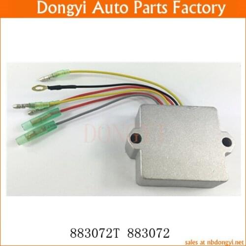 New Voltage Regulator Rectifier 6 Wires OEM 883072T 883072 for Mercury Mariner Outboard