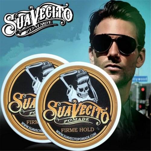 Suavecito Pomade Strong style restoring Pomade Hair wax skeleton hair slicked hair oil wax mud keep hair pomade men #719