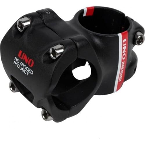 High-Strength Handlebar Stem UNO 0 Degree 35/45mm Bicycle Short Handlebar Stem for Cycling Ultralight Bicycle Short Stem